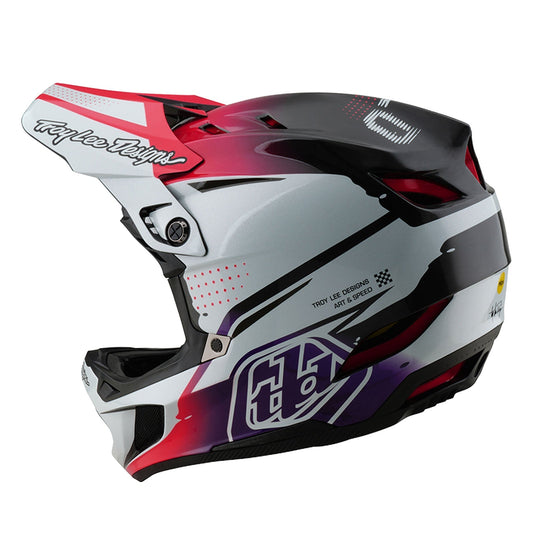 TLD D4 Carbon Helmet W/MIPS Drip White
