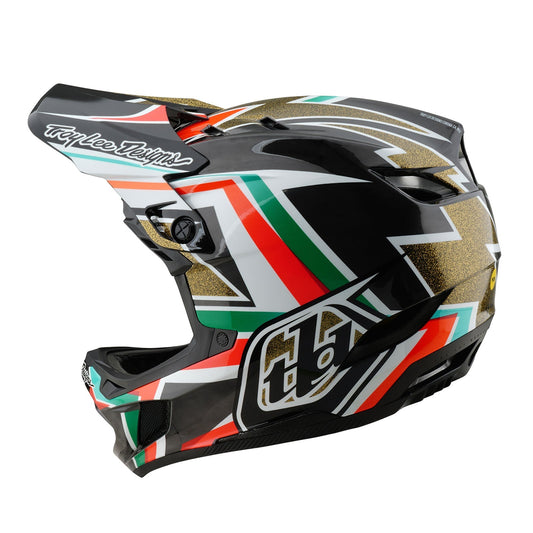 TLD D4 Carbon Helmet W/MIPS Frames Black / Gold