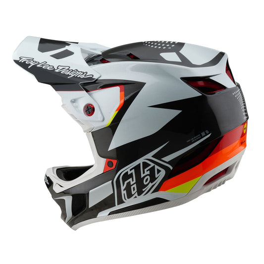 TLD D4 Carbon Helmet W/MIPS Optic Black