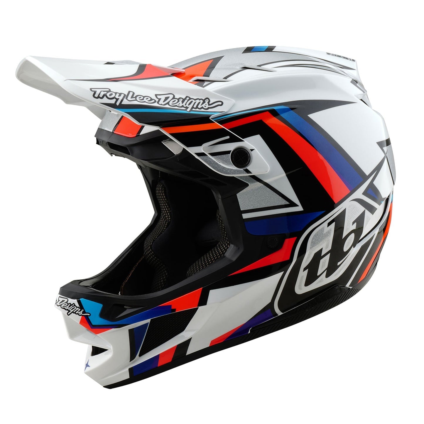 TLD D4 Composite Helmet W/MIPS Frames White / Silver