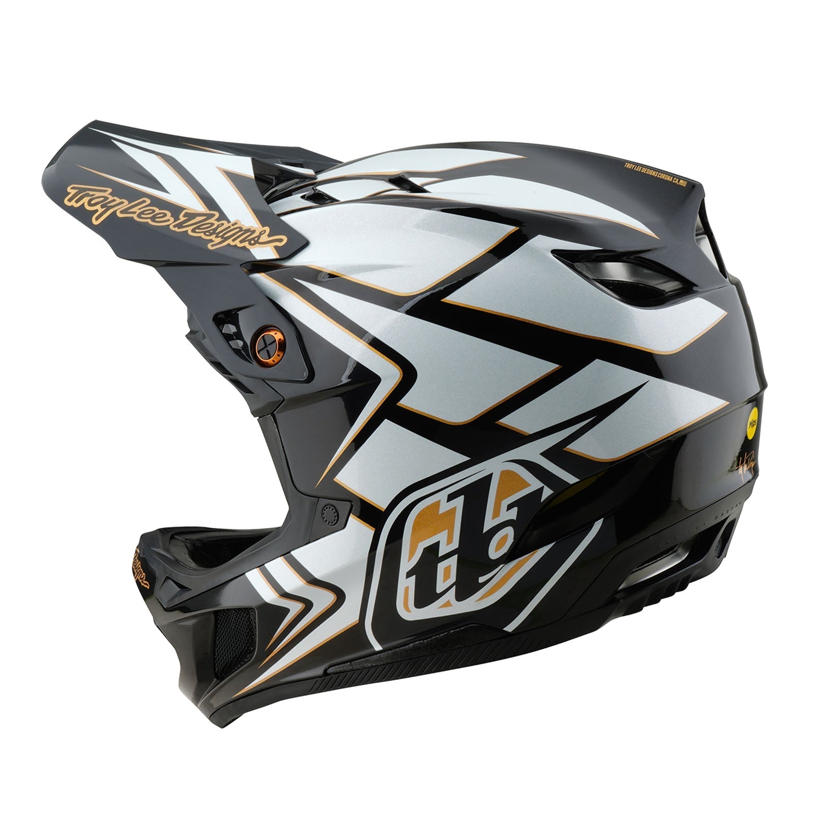 TLD D4 Composite Helmet W/MIPS Ghostwing White