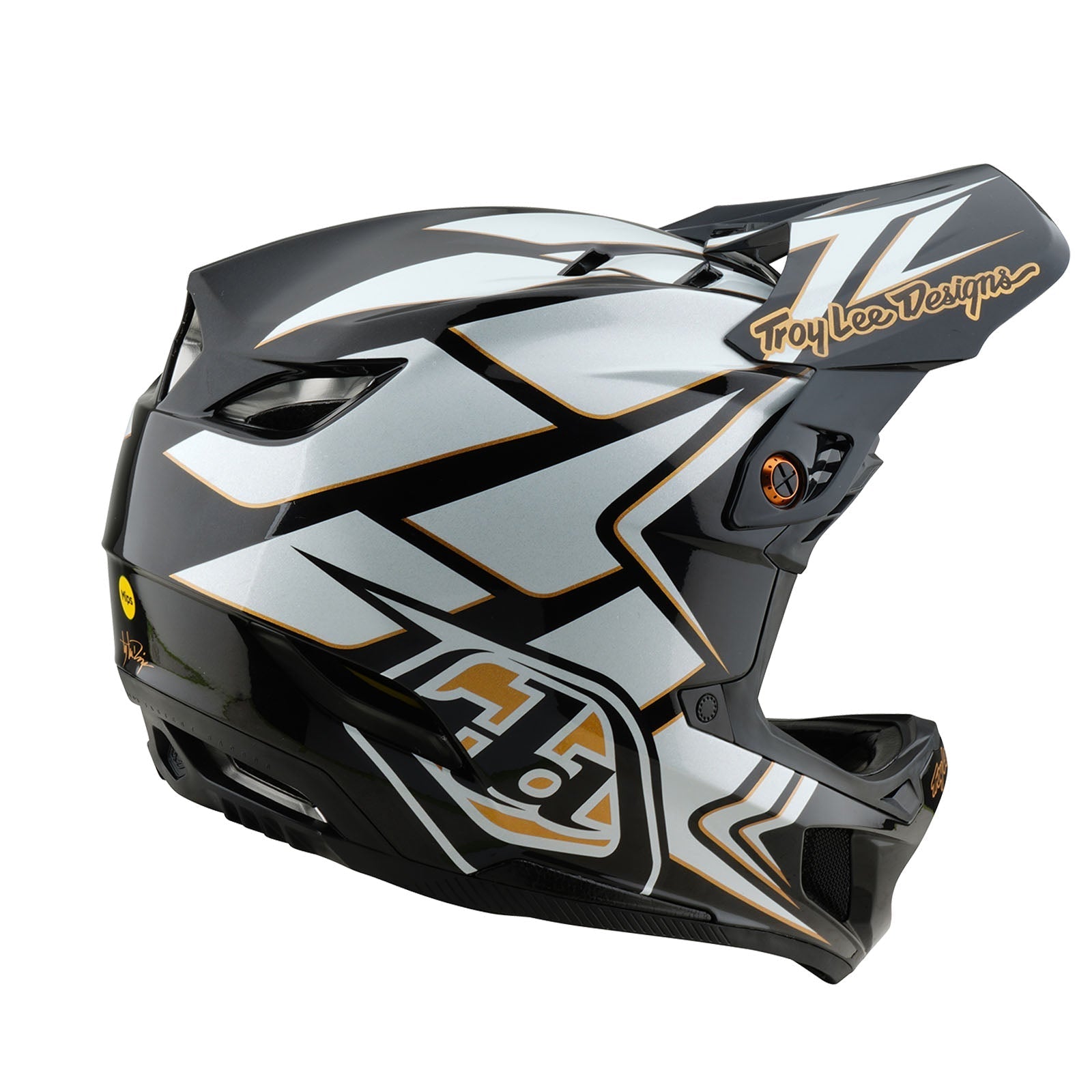 TLD D4 Composite Helmet W/MIPS Ghostwing White