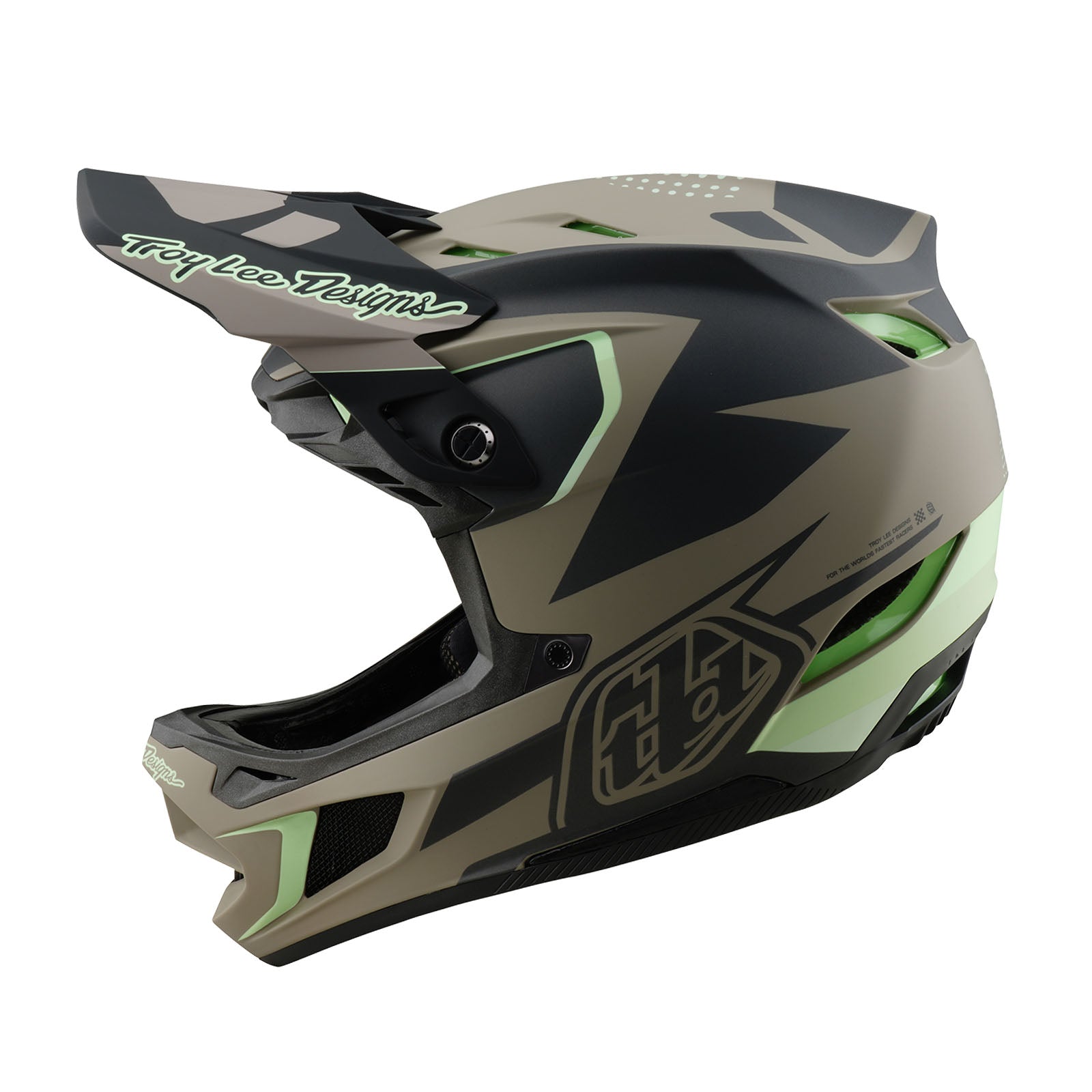TLD D4 Composite Helmet W/MIPS Optic Timber