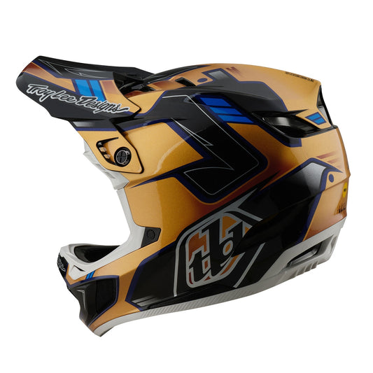 TLD D4 Composite Helmet W/MIPS Royalty Black / Gold