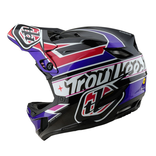 TLD D4 Polyacrylite Helmet W/MIPS Linear Black