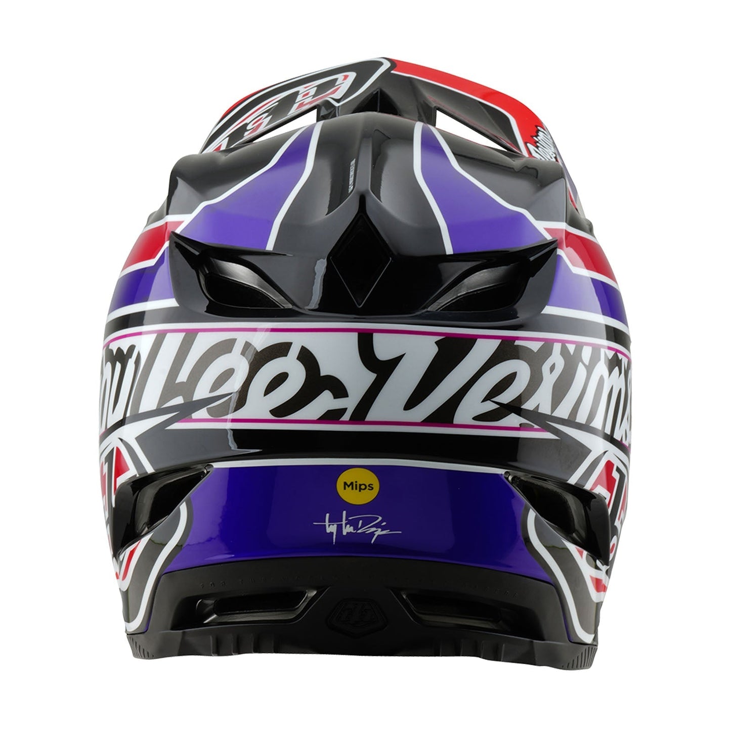 TLD D4 Polyacrylite Helmet W/MIPS Linear Black