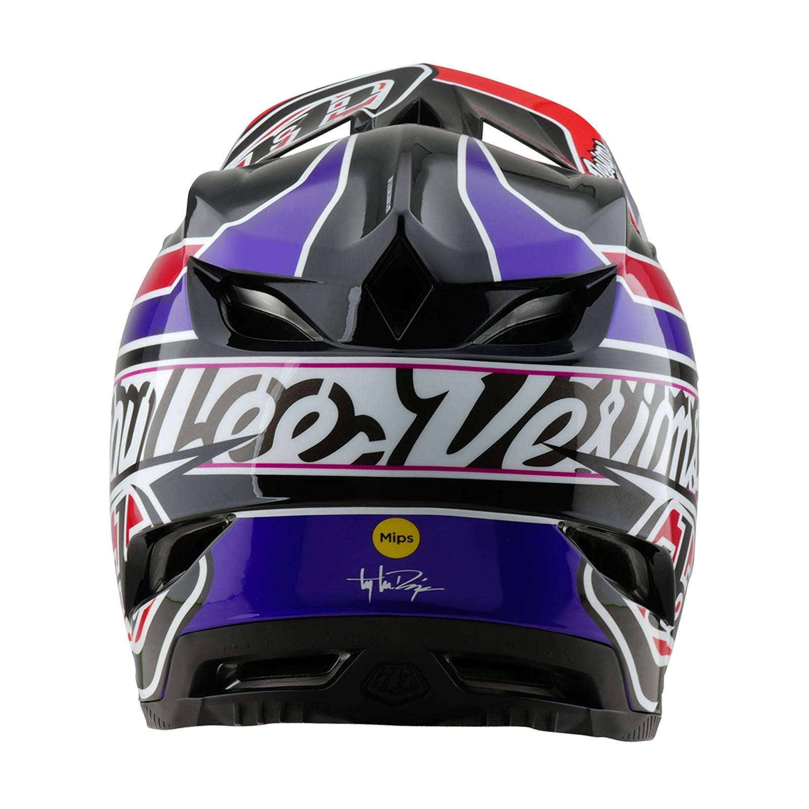 TLD D4 Polyacrylite Helmet W/MIPS Linear Black