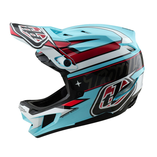 TLD D4 Polyacrylite Helmet W/MIPS Linear Blue