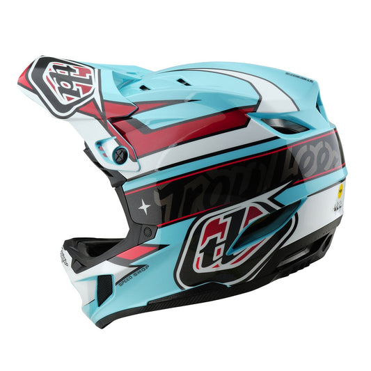 TLD D4 Polyacrylite Helmet W/MIPS Linear Blue