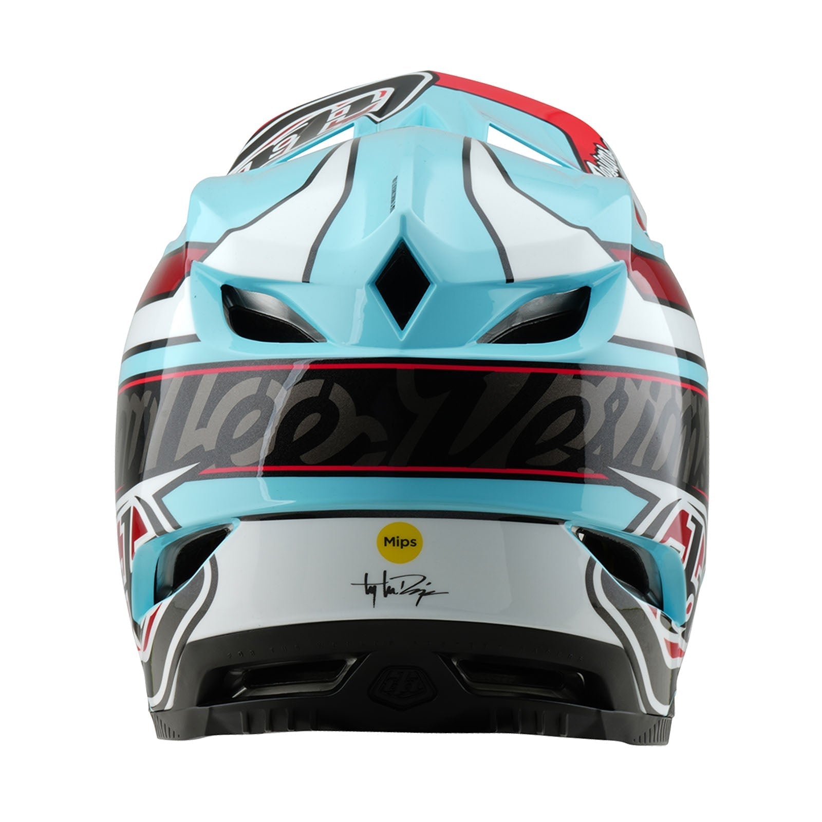 TLD D4 Polyacrylite Helmet W/MIPS Linear Blue