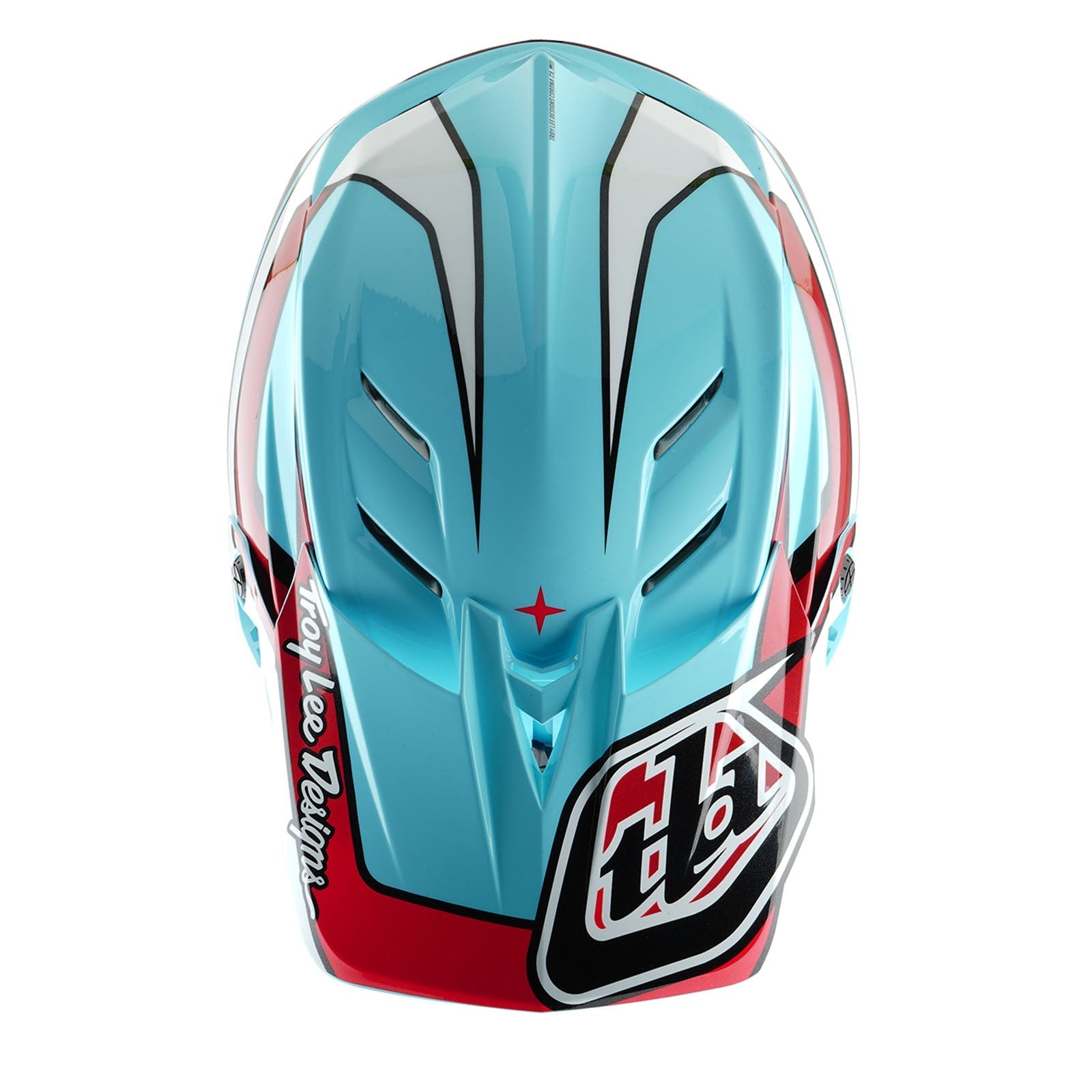 TLD D4 Polyacrylite Helmet W/MIPS Linear Blue