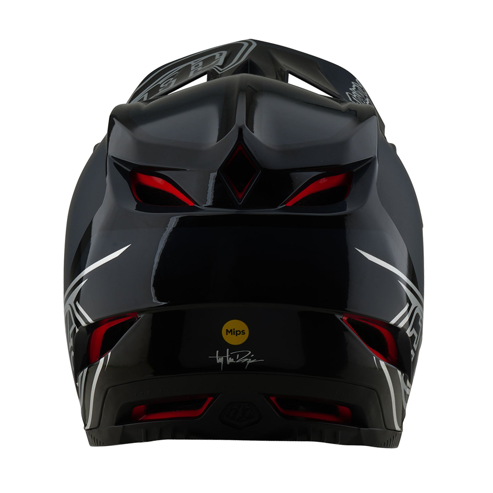 TLD D4 Polyacrylite Helmet W/MIPS Shadow Black