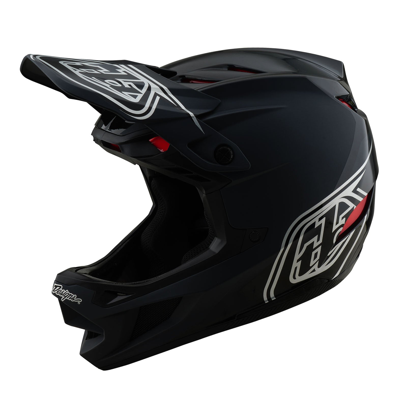 TLD D4 Polyacrylite Helmet W/MIPS Shadow Black