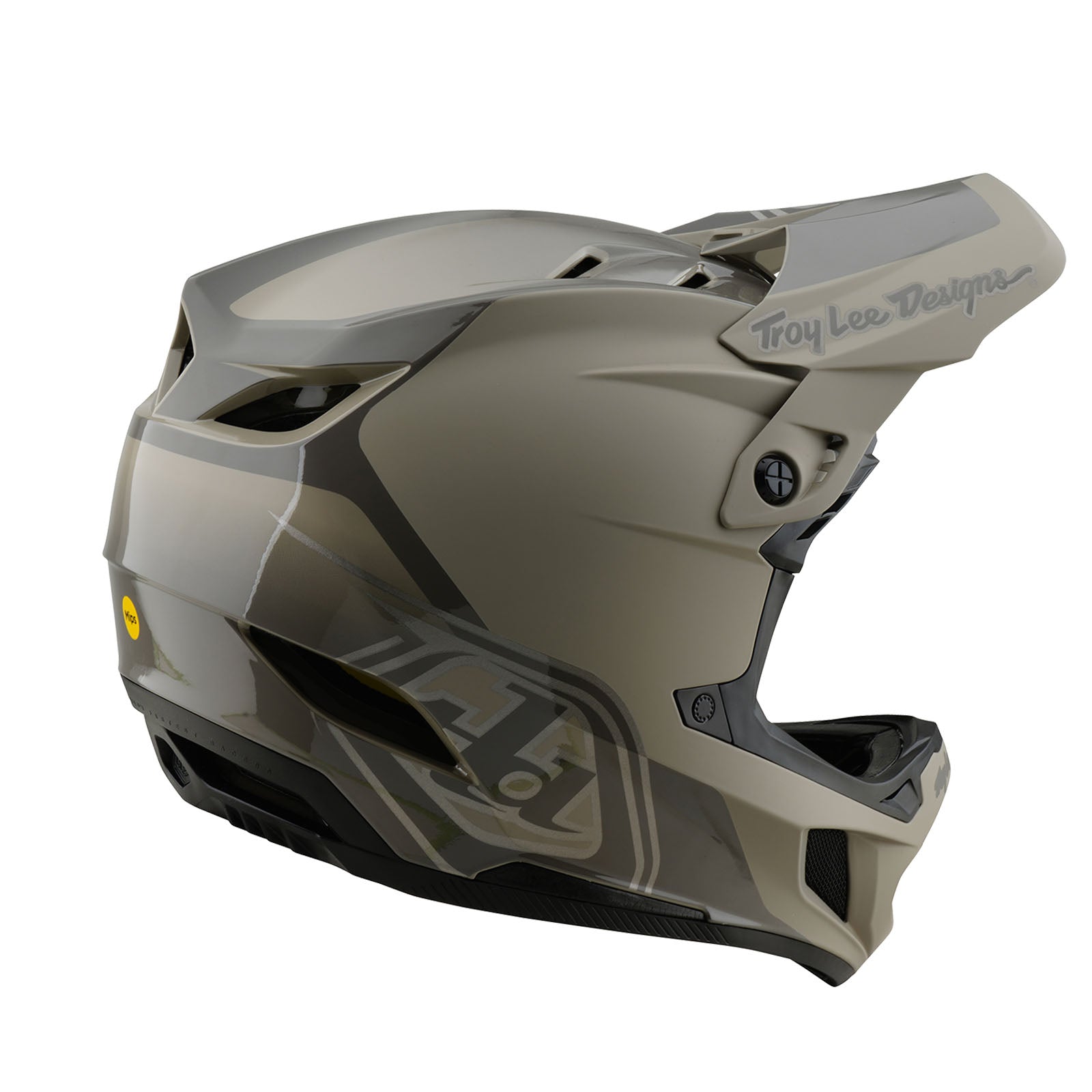 TLD D4 Polyacrylite Helmet W/MIPS Shadow Timber