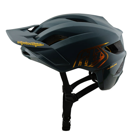 TLD Flowline Helmet W/MIPS Point Grey / Gold