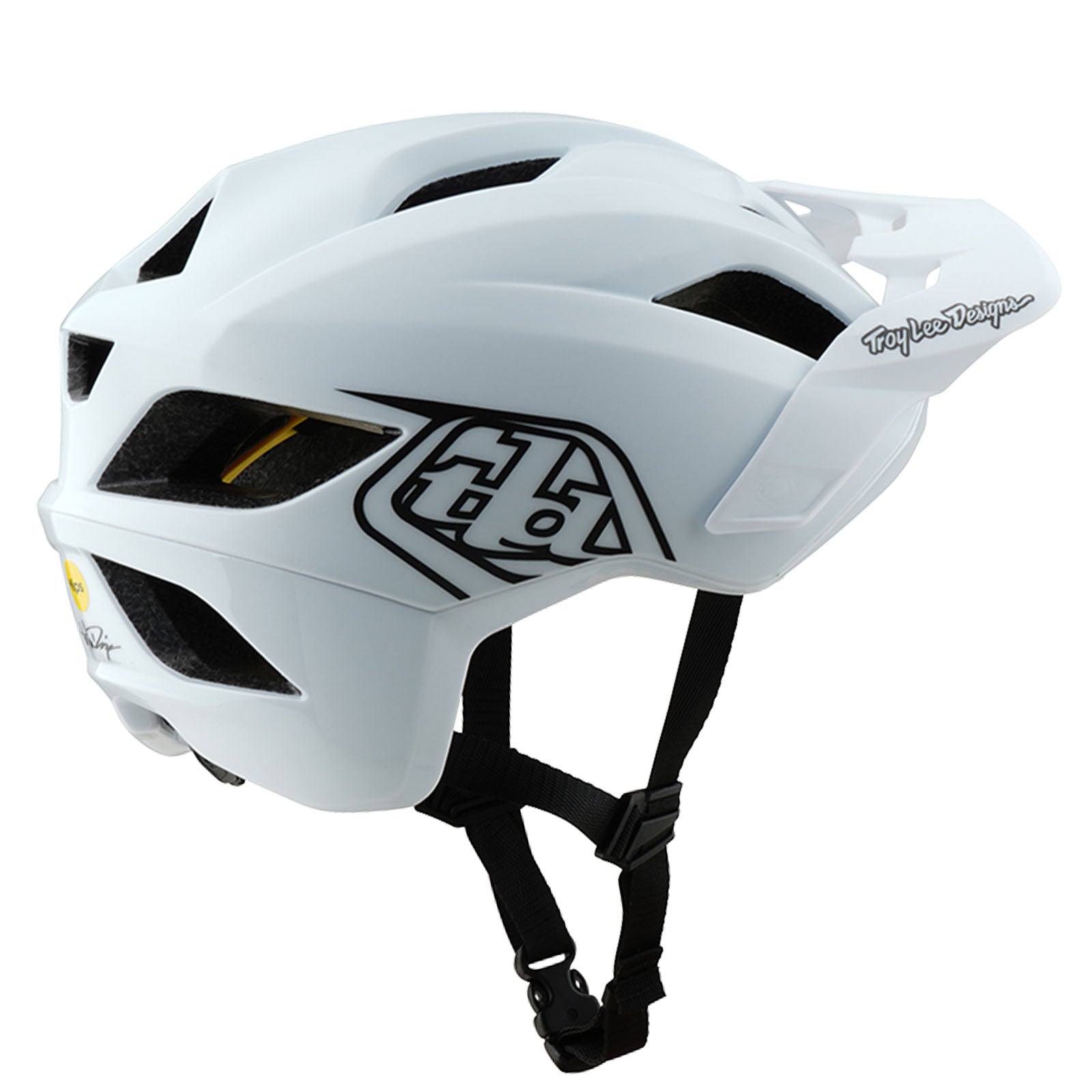 TLD Flowline Helmet W/MIPS Point White / Black