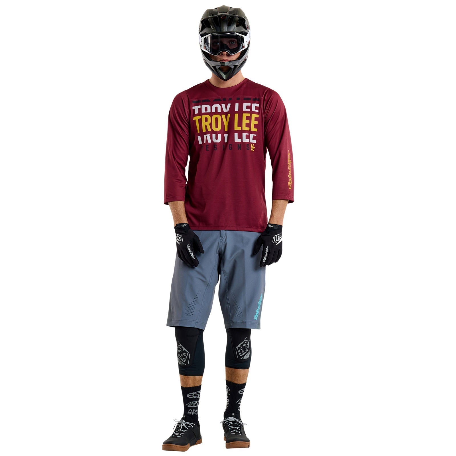 TLD Ruckus 3/4 Jersey Spun Oxblood