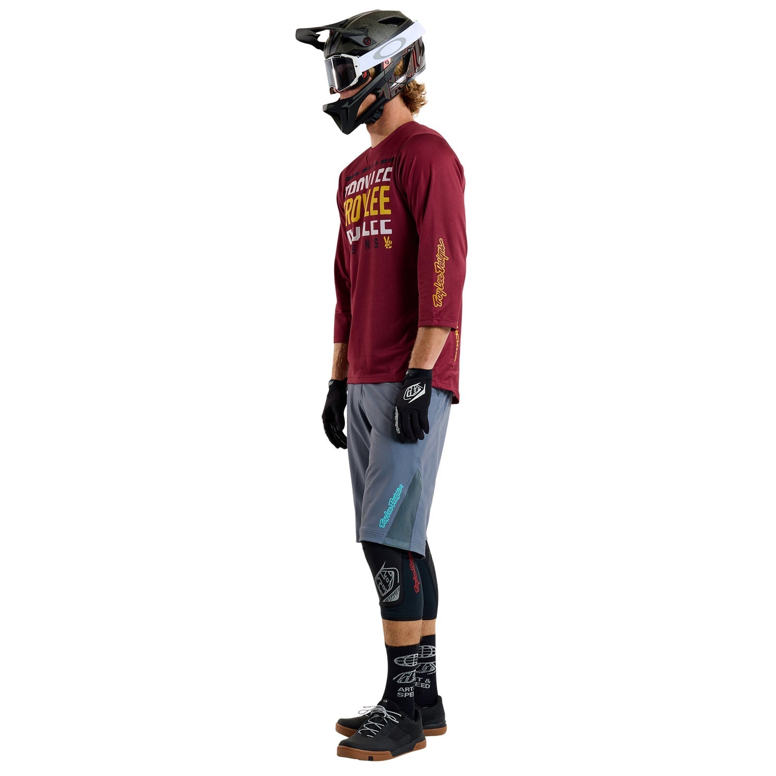 TLD Ruckus 3/4 Jersey Spun Oxblood