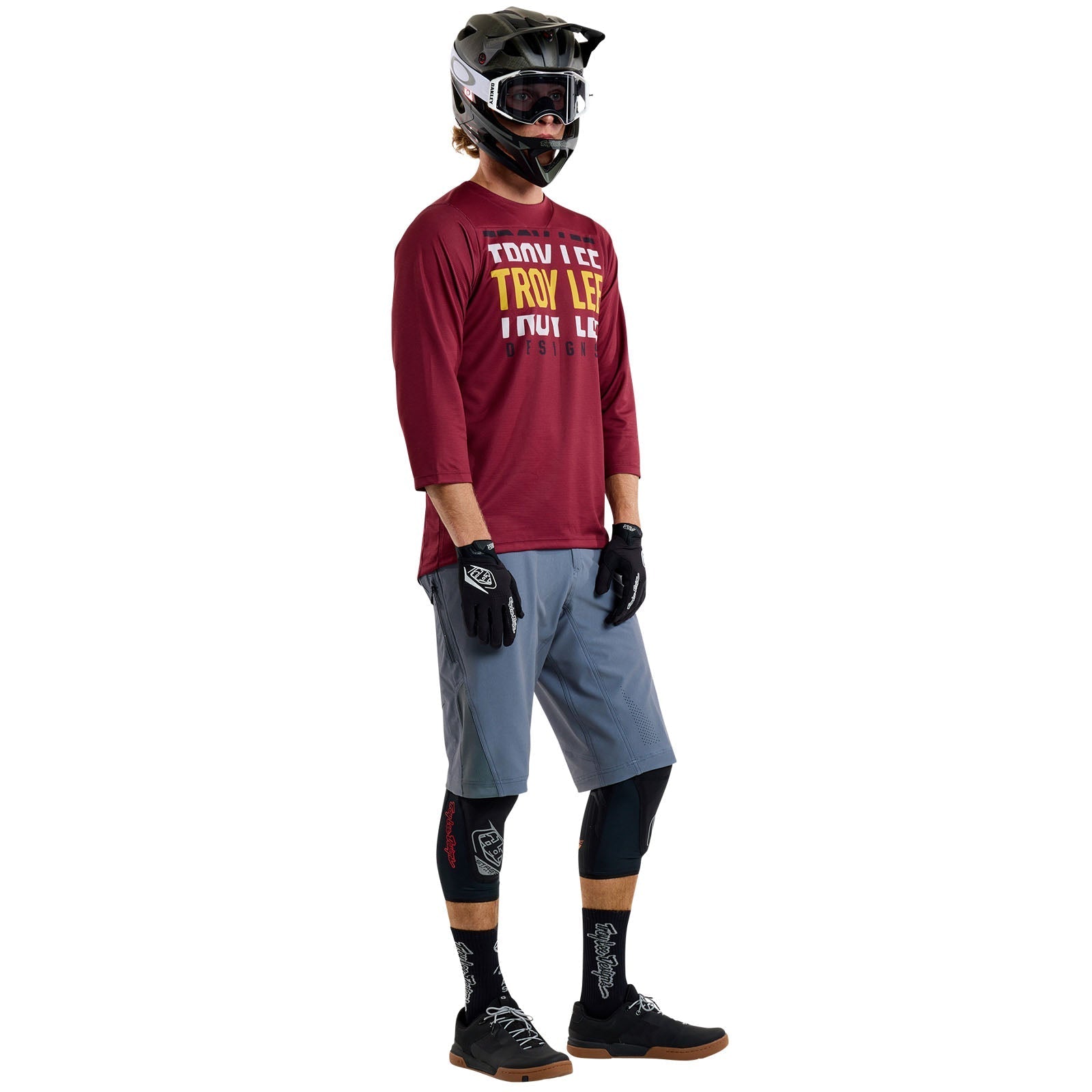TLD Ruckus 3/4 Jersey Spun Oxblood