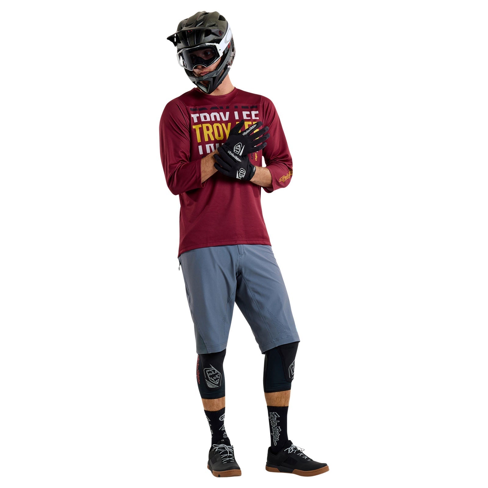 TLD Ruckus 3/4 Jersey Spun Oxblood