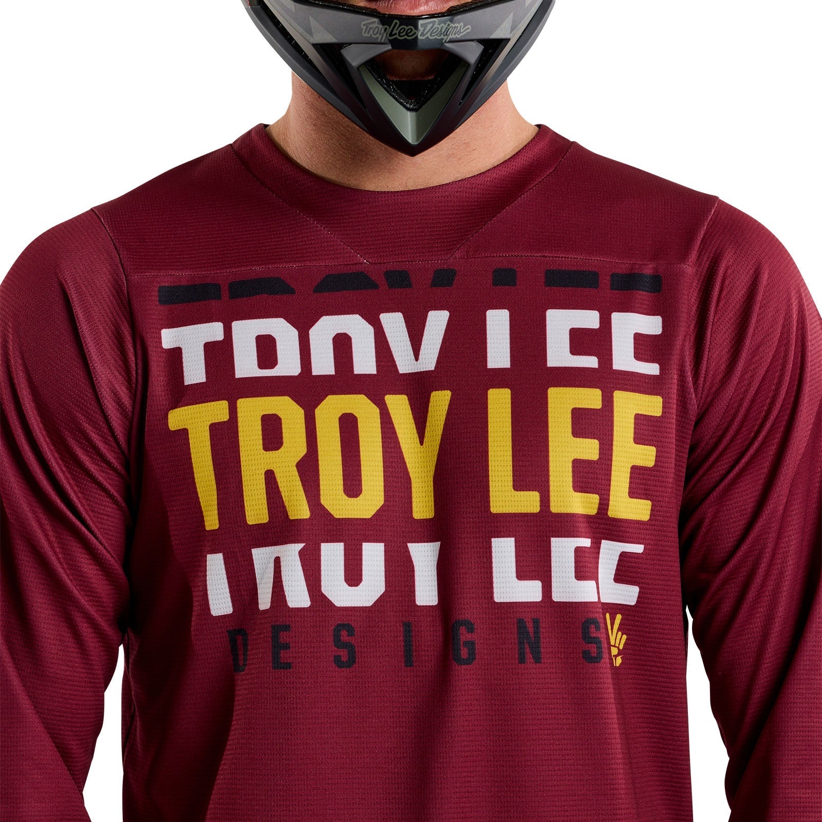 TLD Ruckus 3/4 Jersey Spun Oxblood
