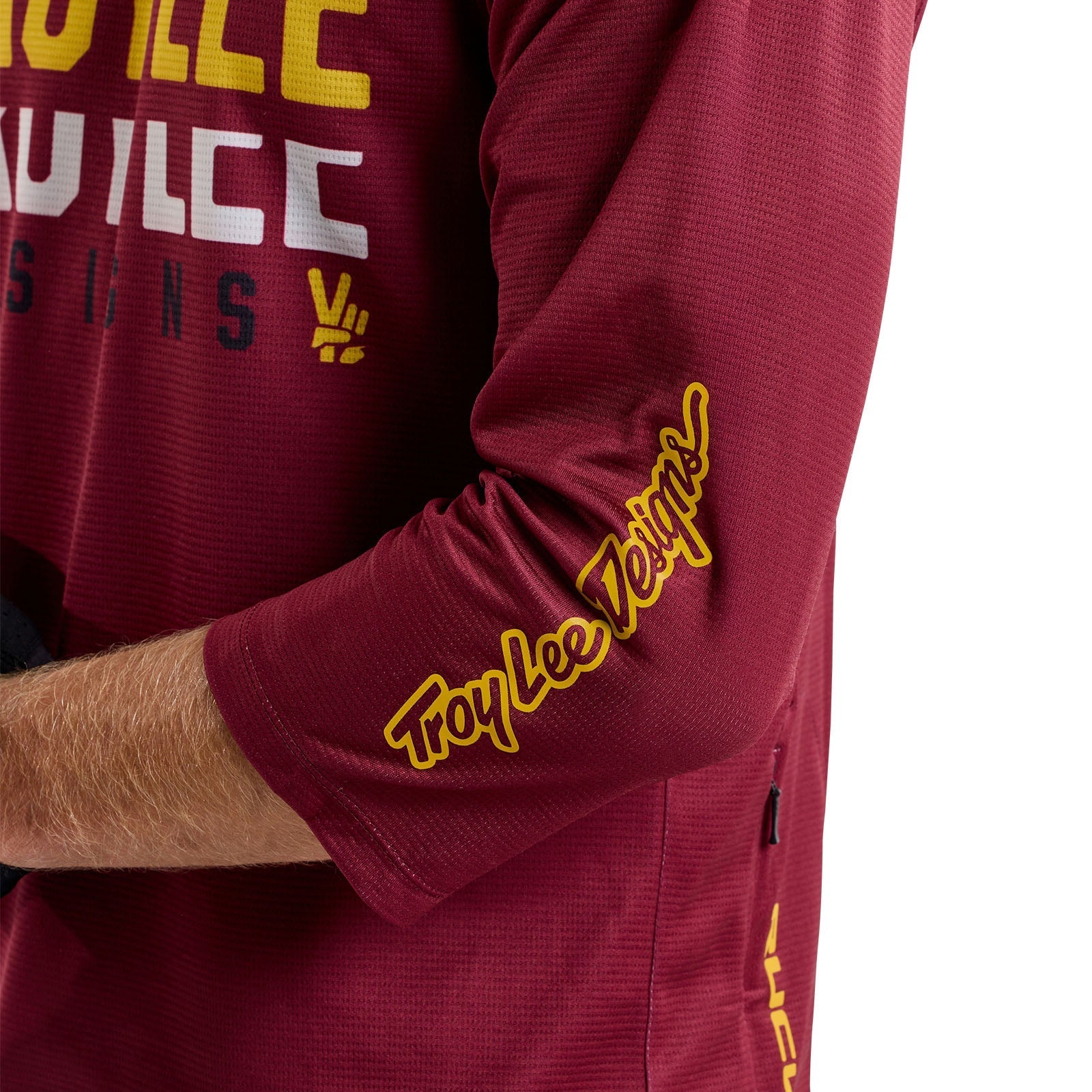 TLD Ruckus 3/4 Jersey Spun Oxblood