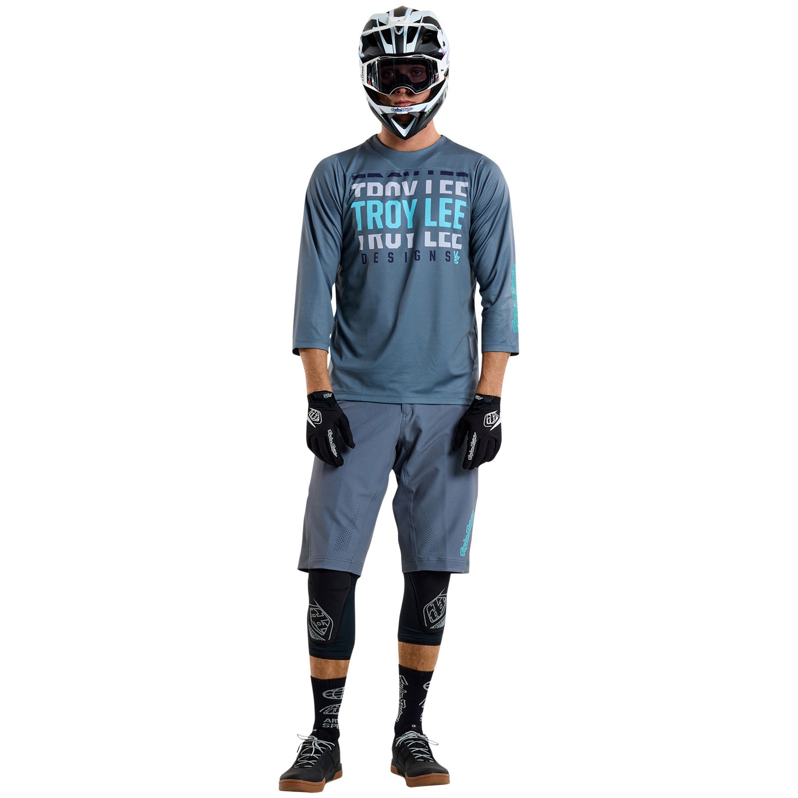 TLD Ruckus 3/4 Jersey Spun Steel Blue