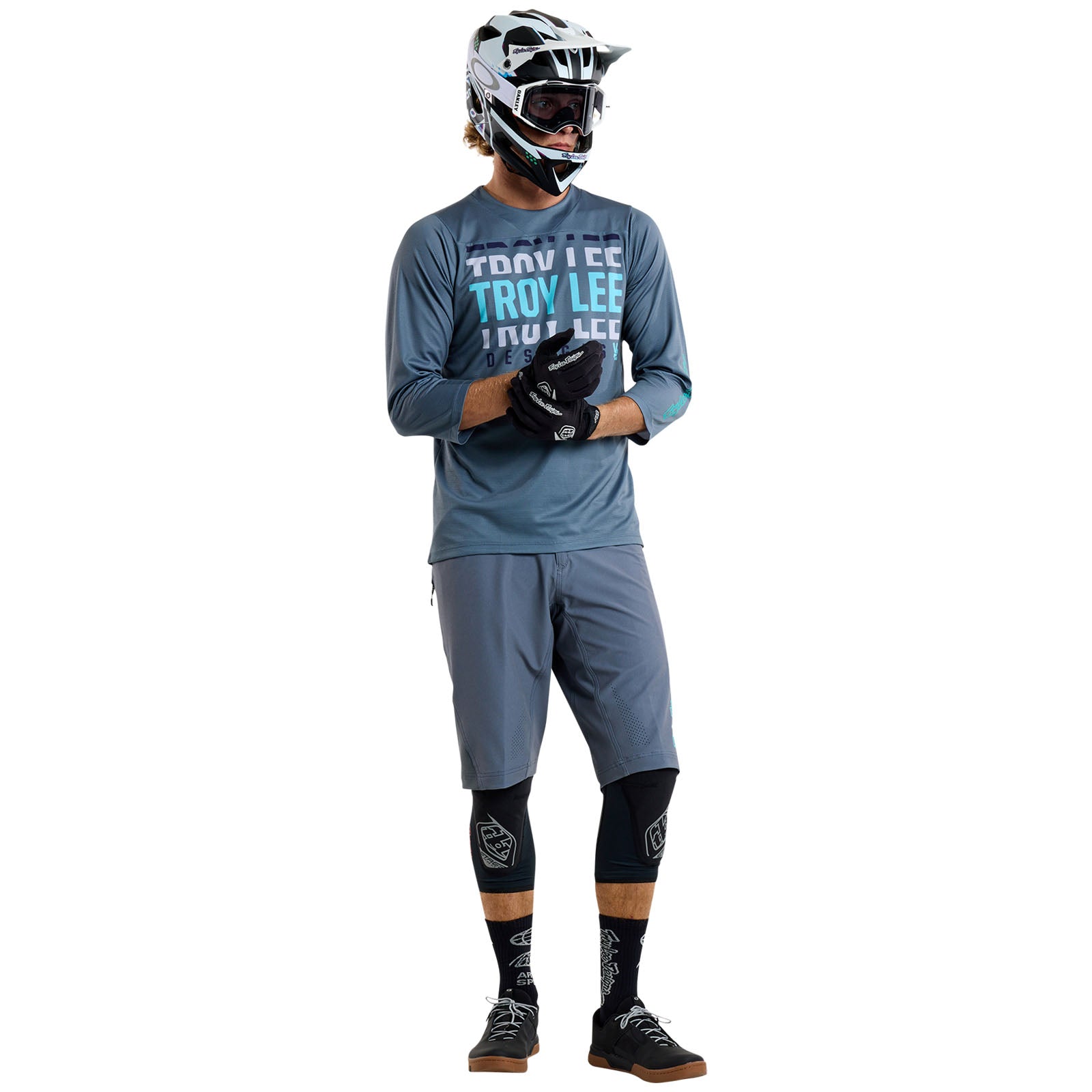 TLD Ruckus 3/4 Jersey Spun Steel Blue