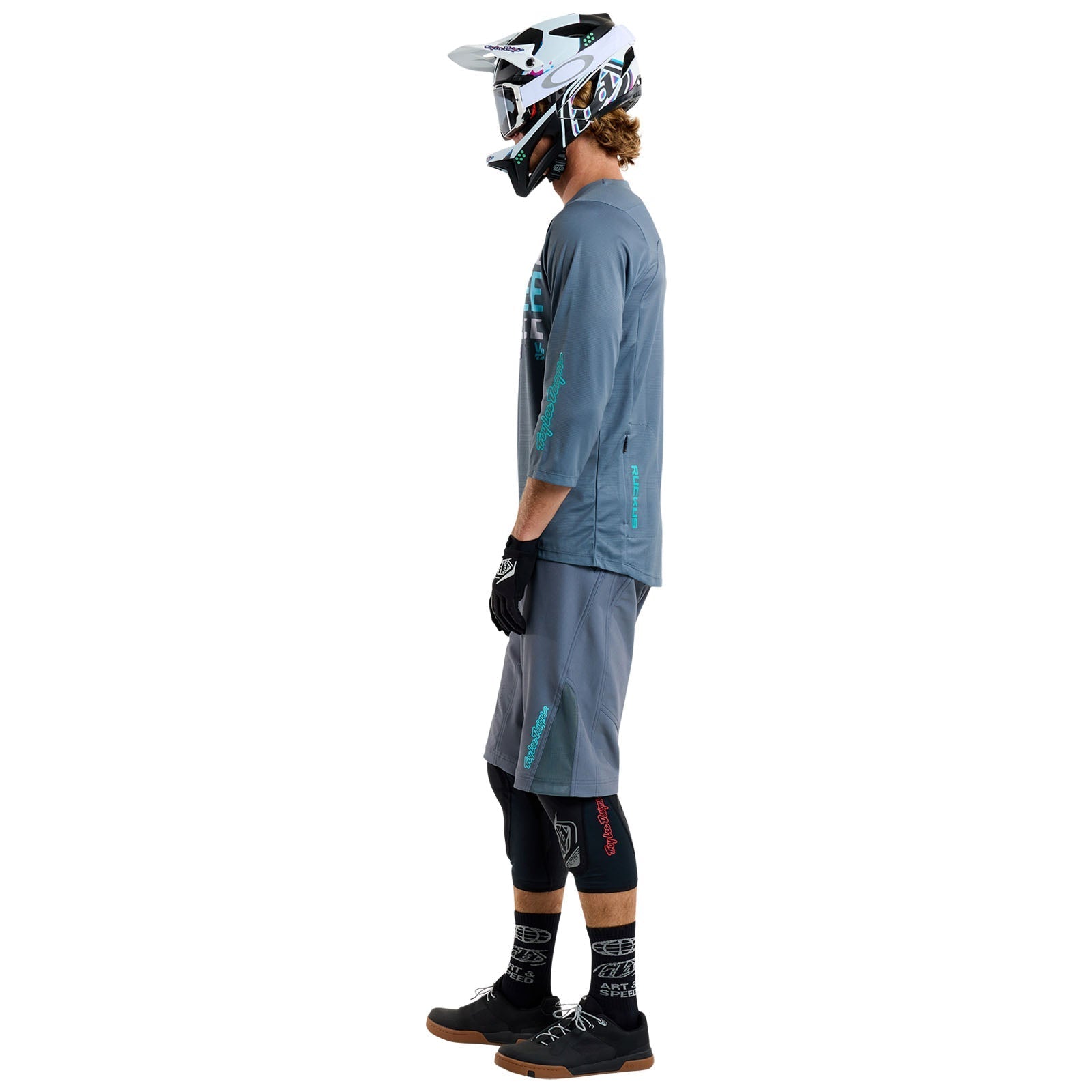 TLD Ruckus 3/4 Jersey Spun Steel Blue
