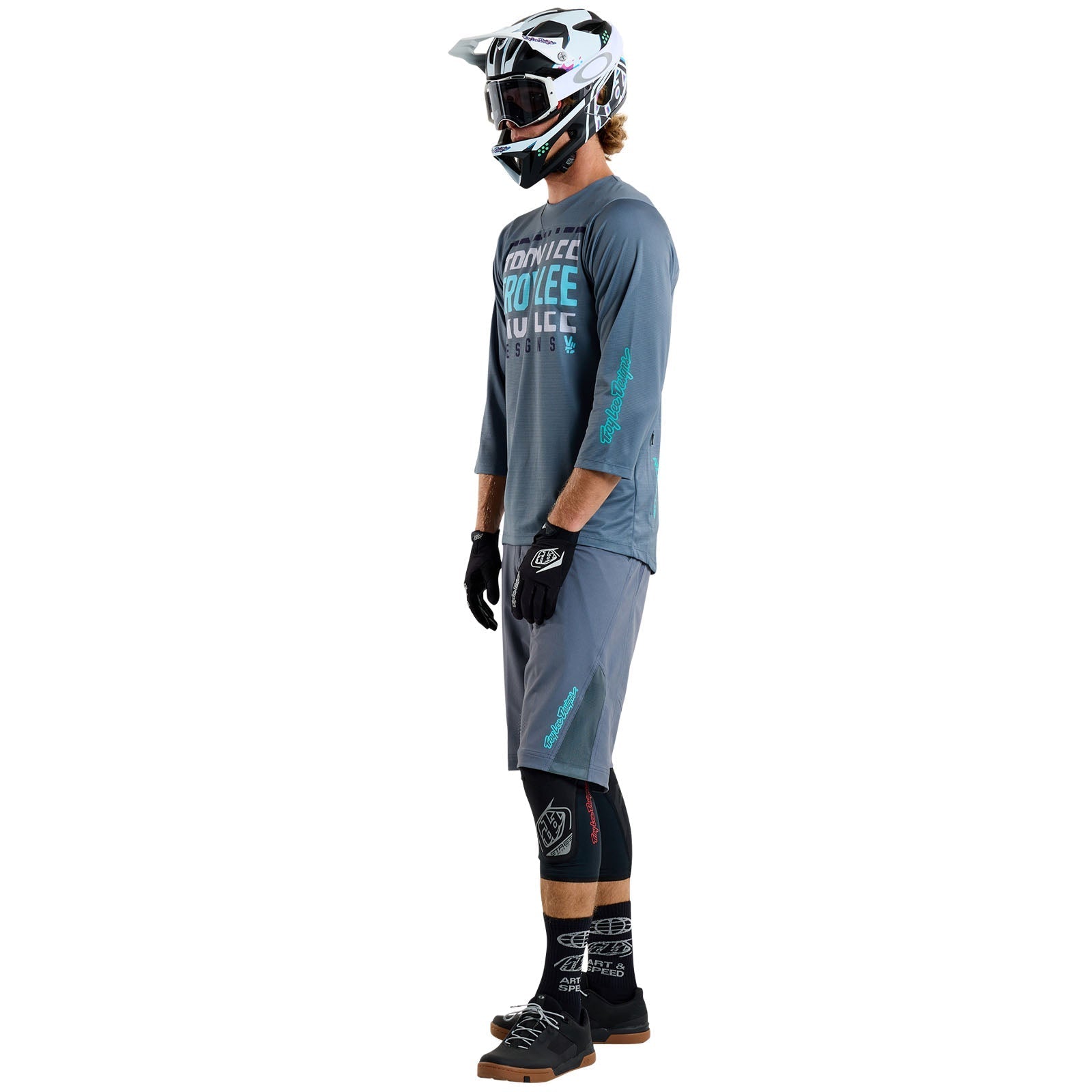TLD Ruckus 3/4 Jersey Spun Steel Blue