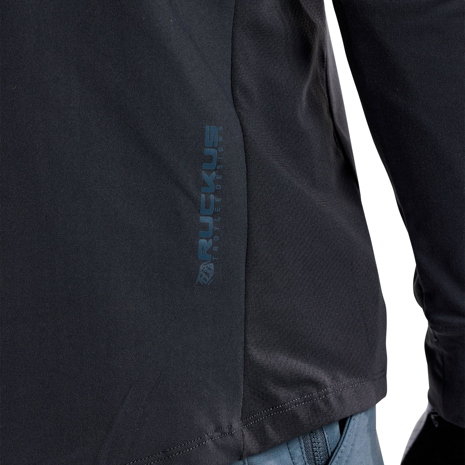 TLD Ruckus Long Sleeve Ride Tee Burn Out Carbon