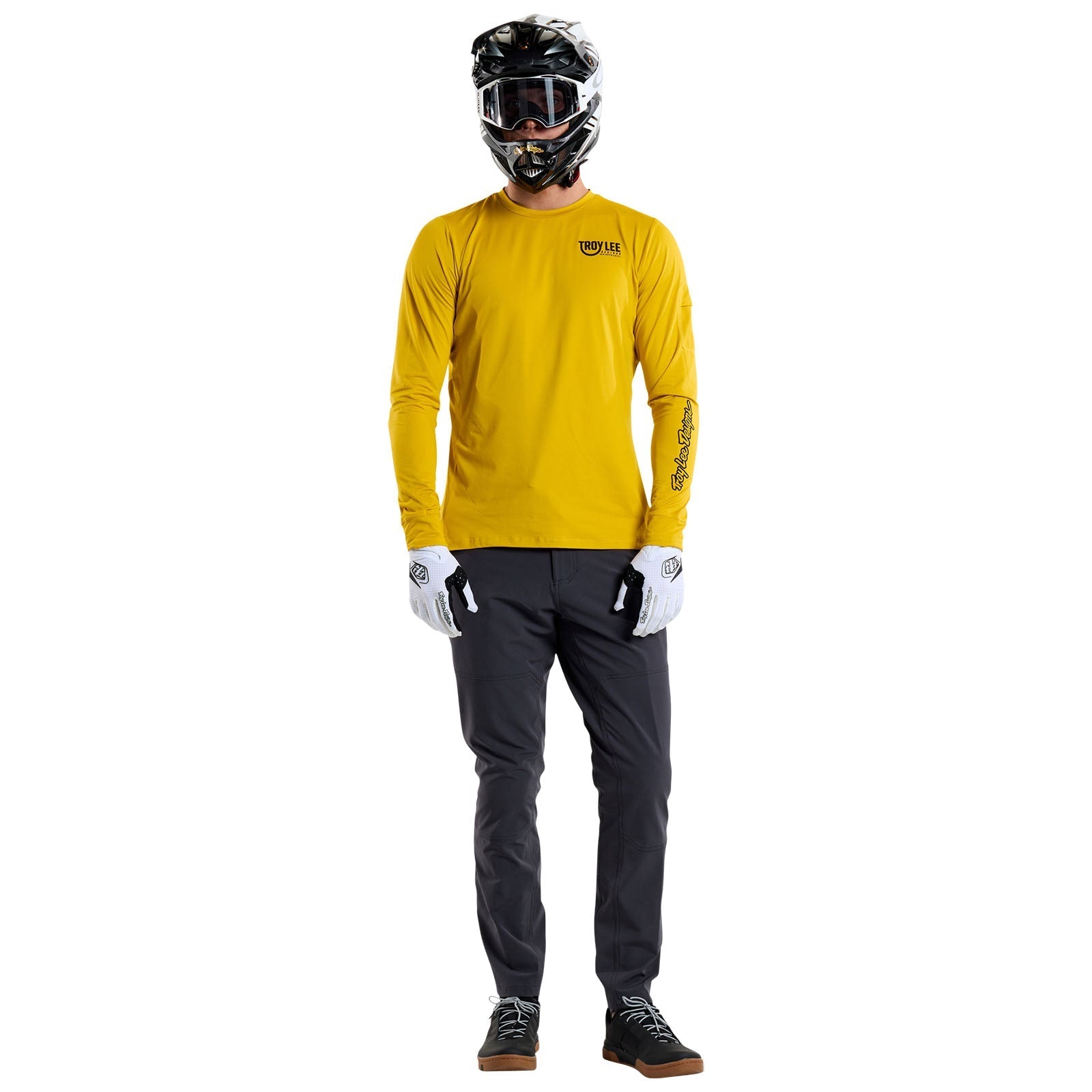 TLD Ruckus Long Sleeve Ride Tee Eyez Safron