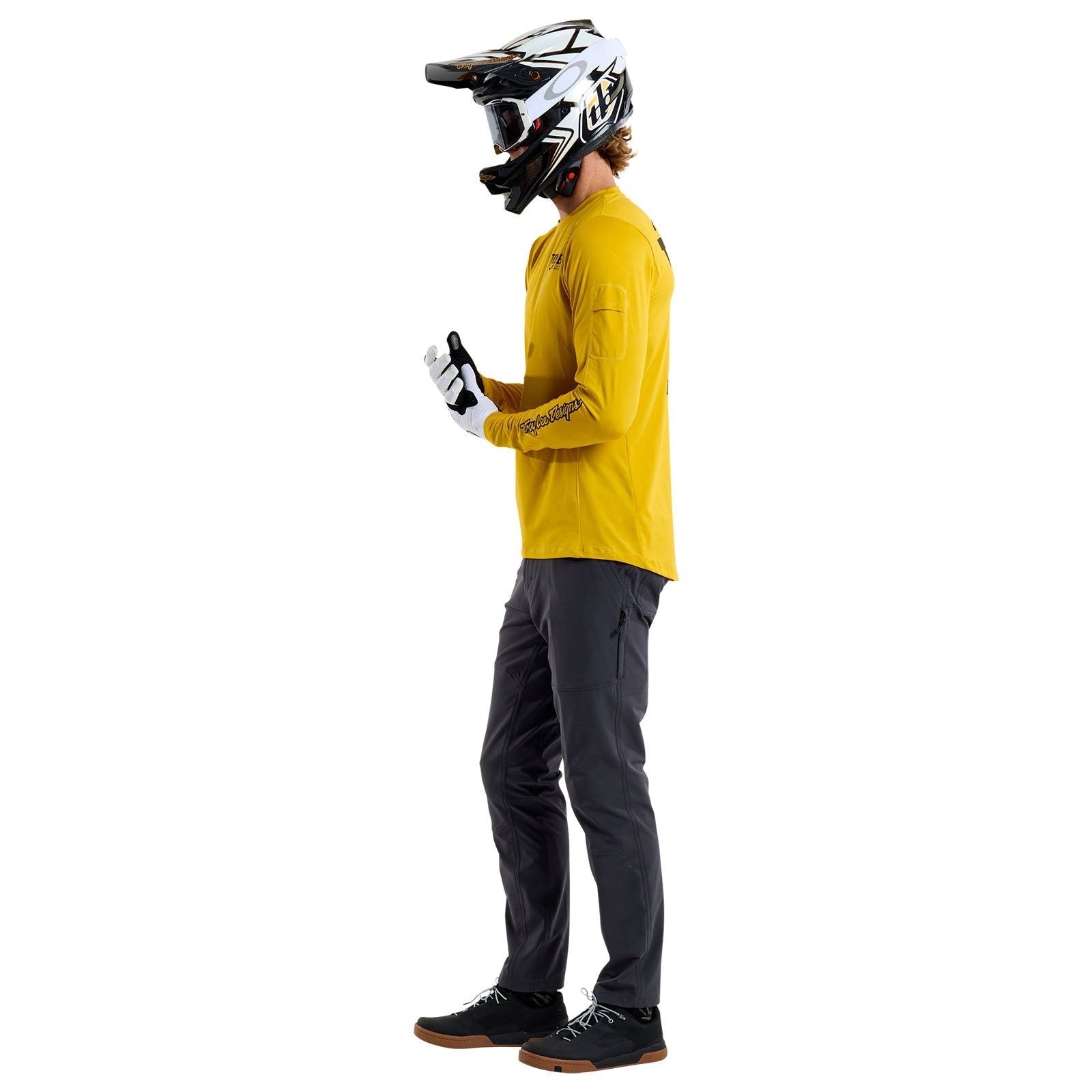 TLD Ruckus Long Sleeve Ride Tee Eyez Safron