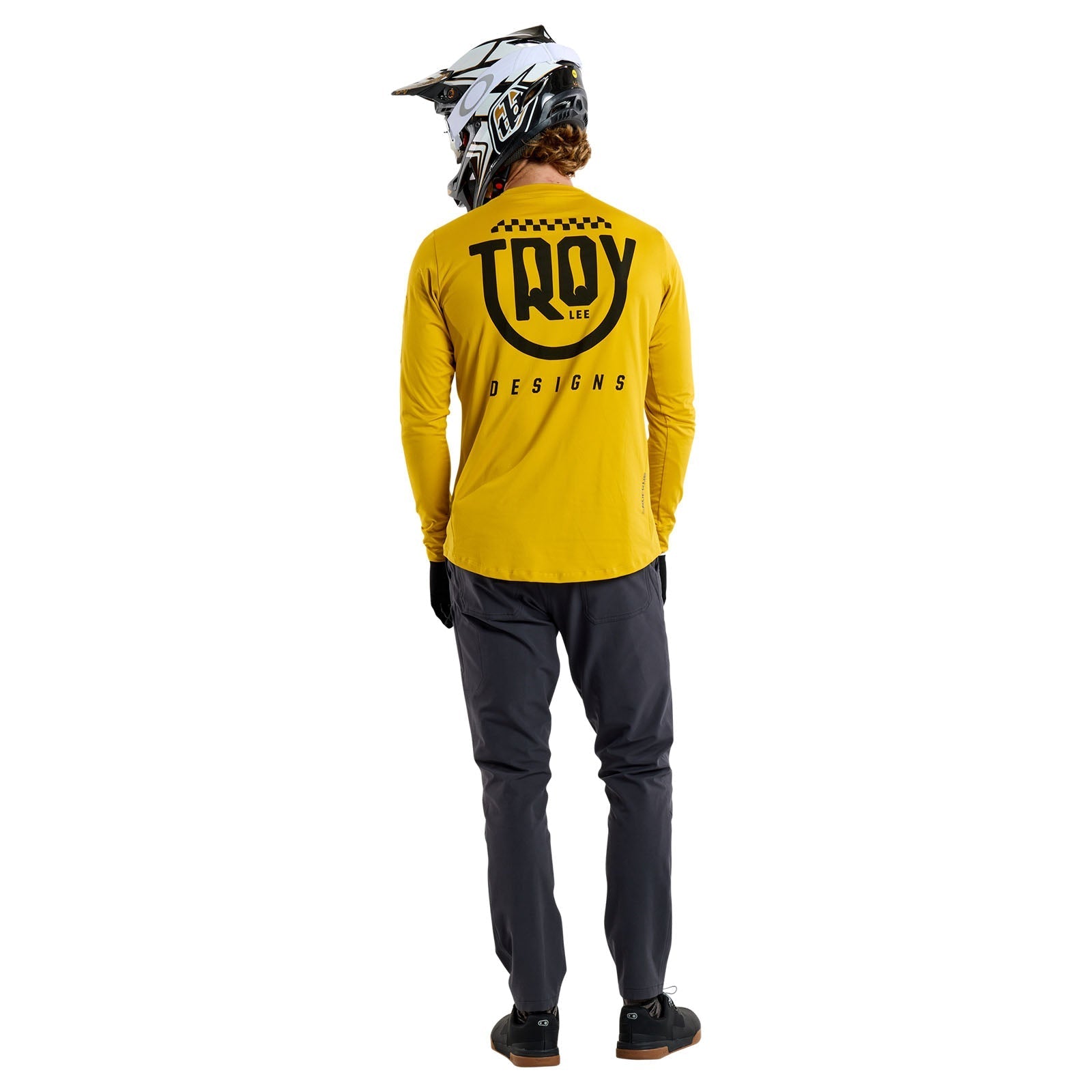 TLD Ruckus Long Sleeve Ride Tee Eyez Safron