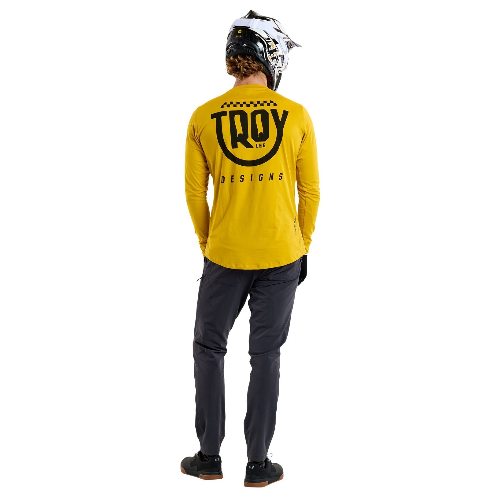 TLD Ruckus Long Sleeve Ride Tee Eyez Safron