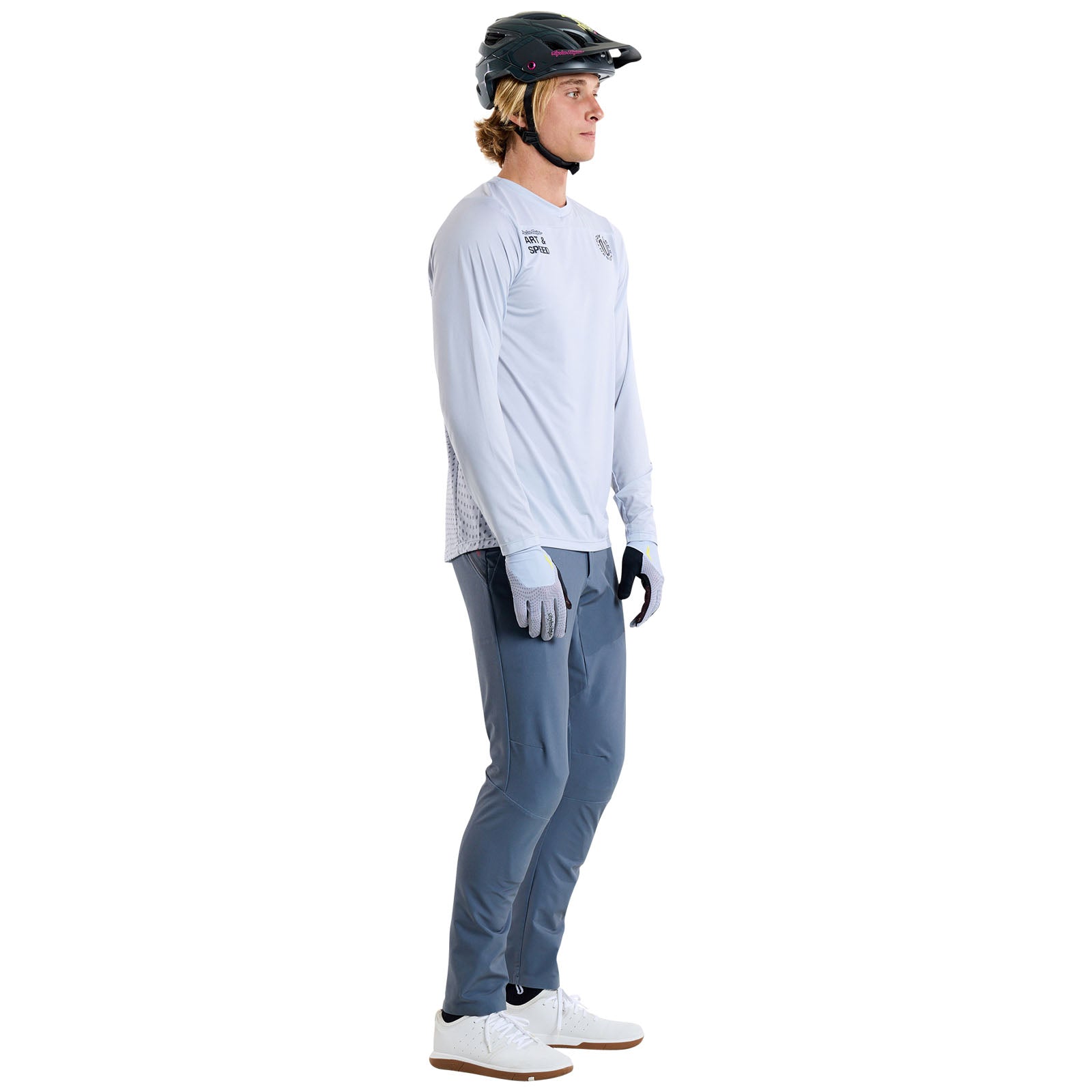 TLD Ruckus Long Sleeve Ride Tee Burn Out Mist