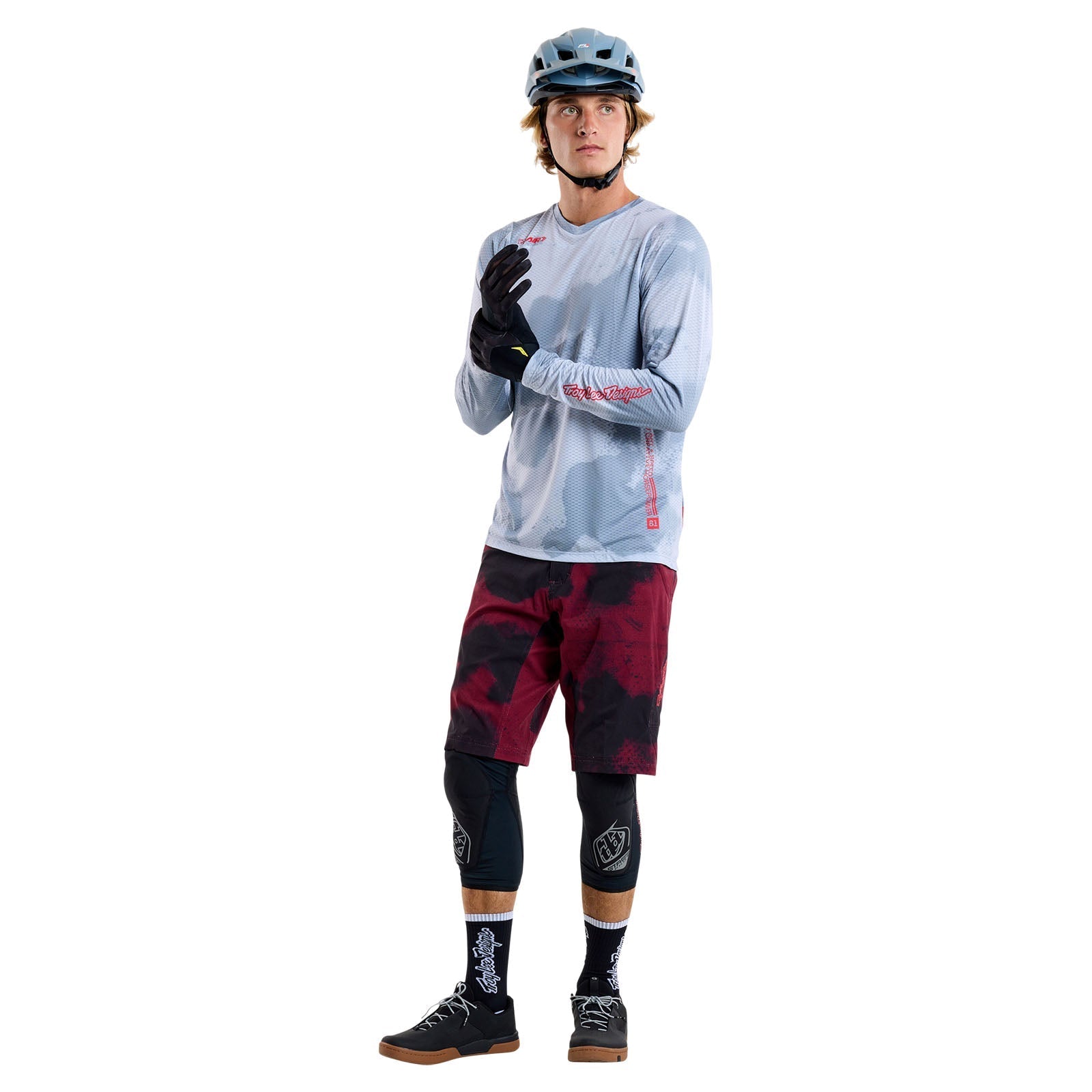 TLD Skyline Air LS Jersey Flared Concrete