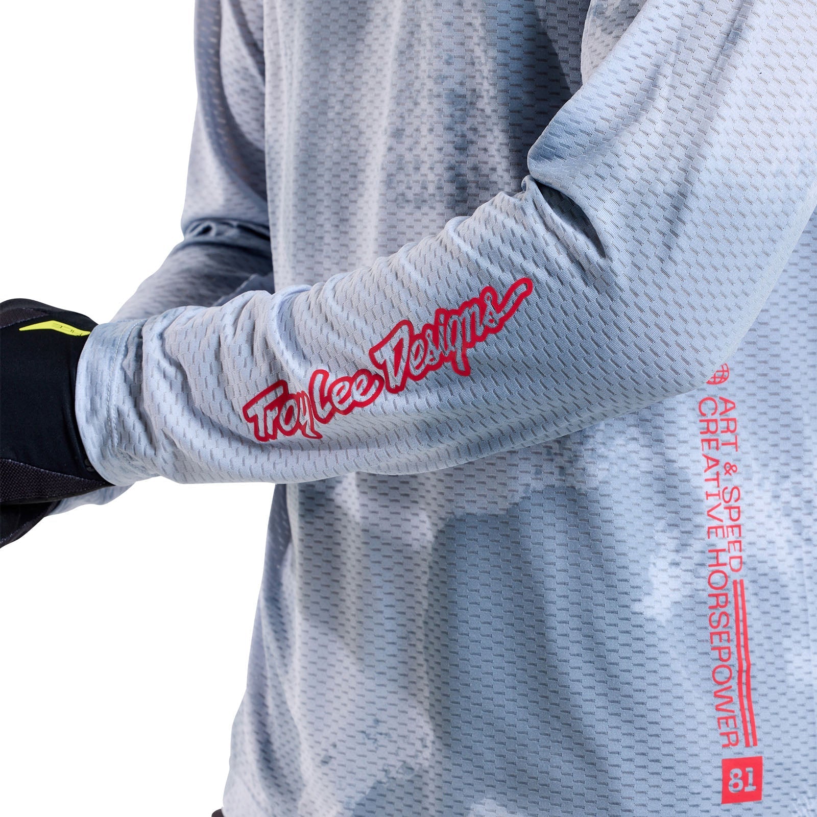 TLD Skyline Air LS Jersey Flared Concrete