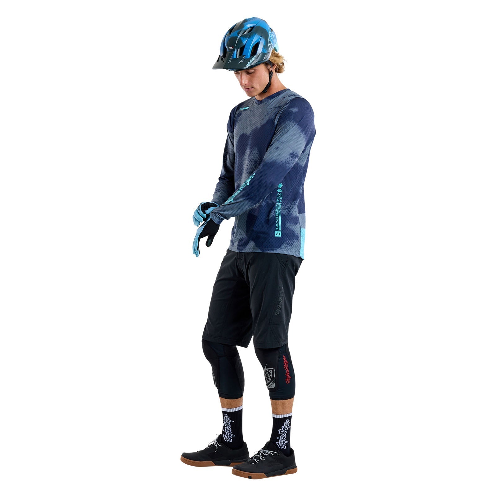 TLD Skyline Air LS Jersey Flared Steel