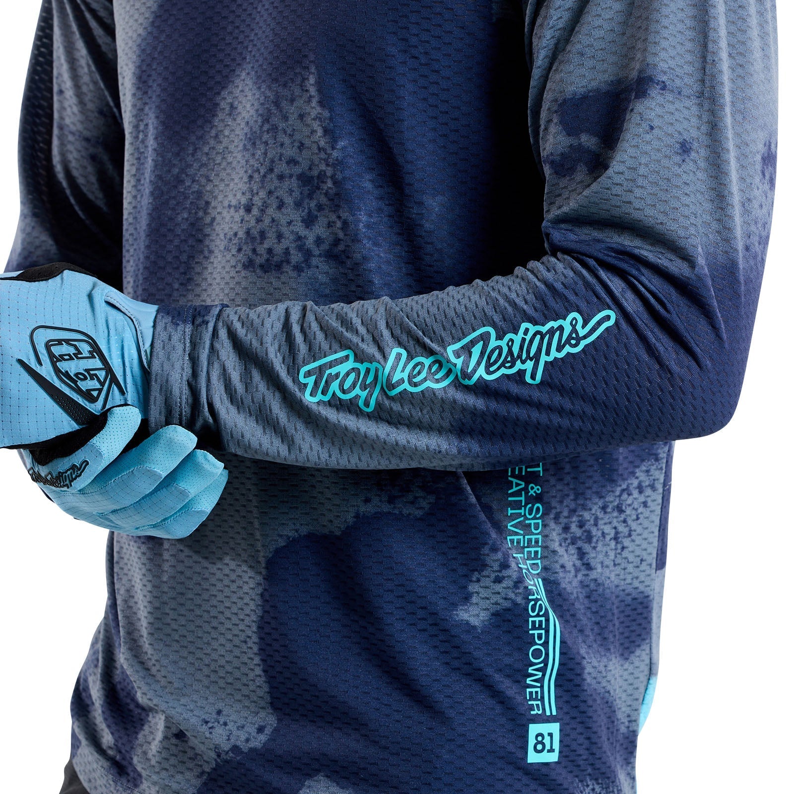 TLD Skyline Air LS Jersey Flared Steel