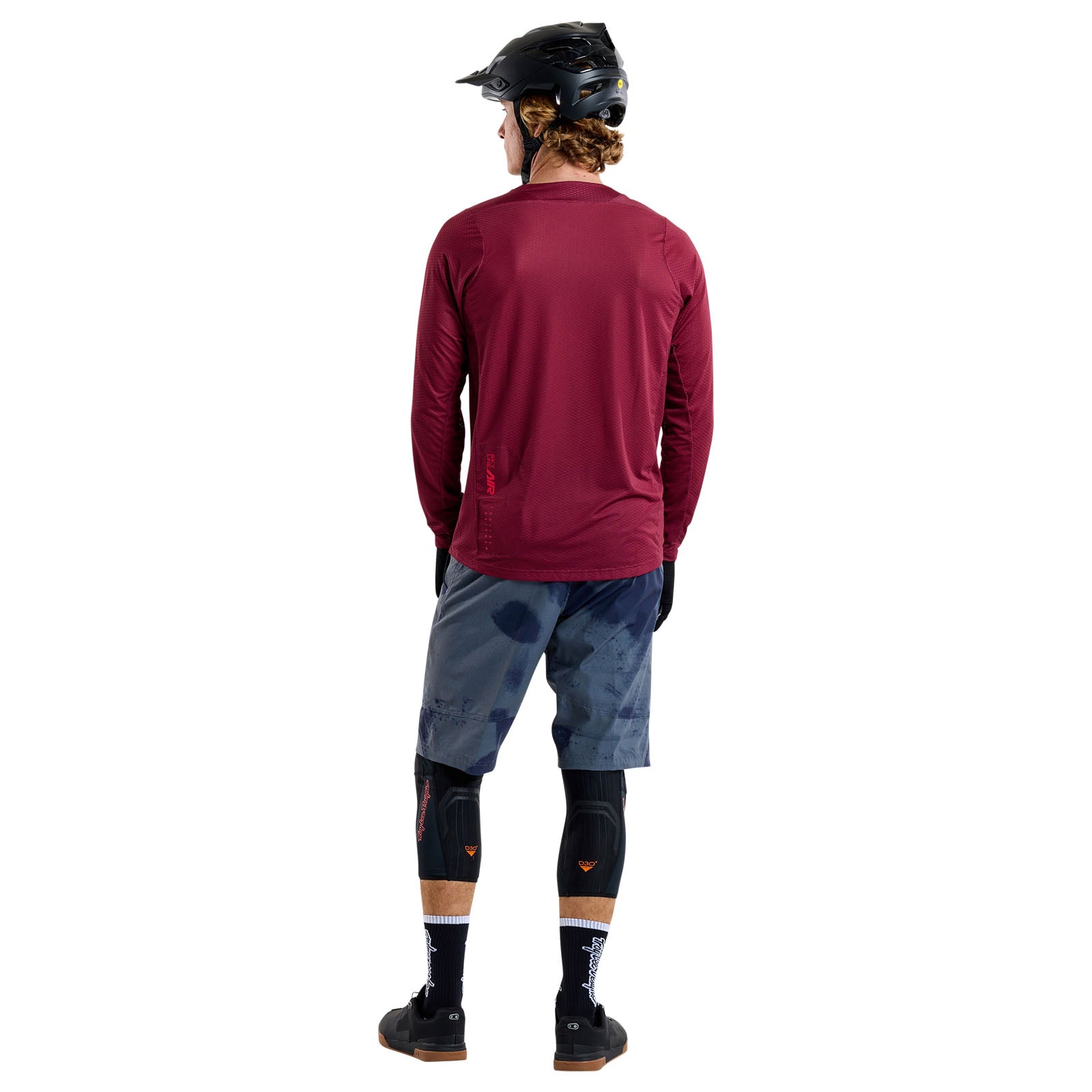 TLD Skyline Air LS Jersey Mono Oxblood