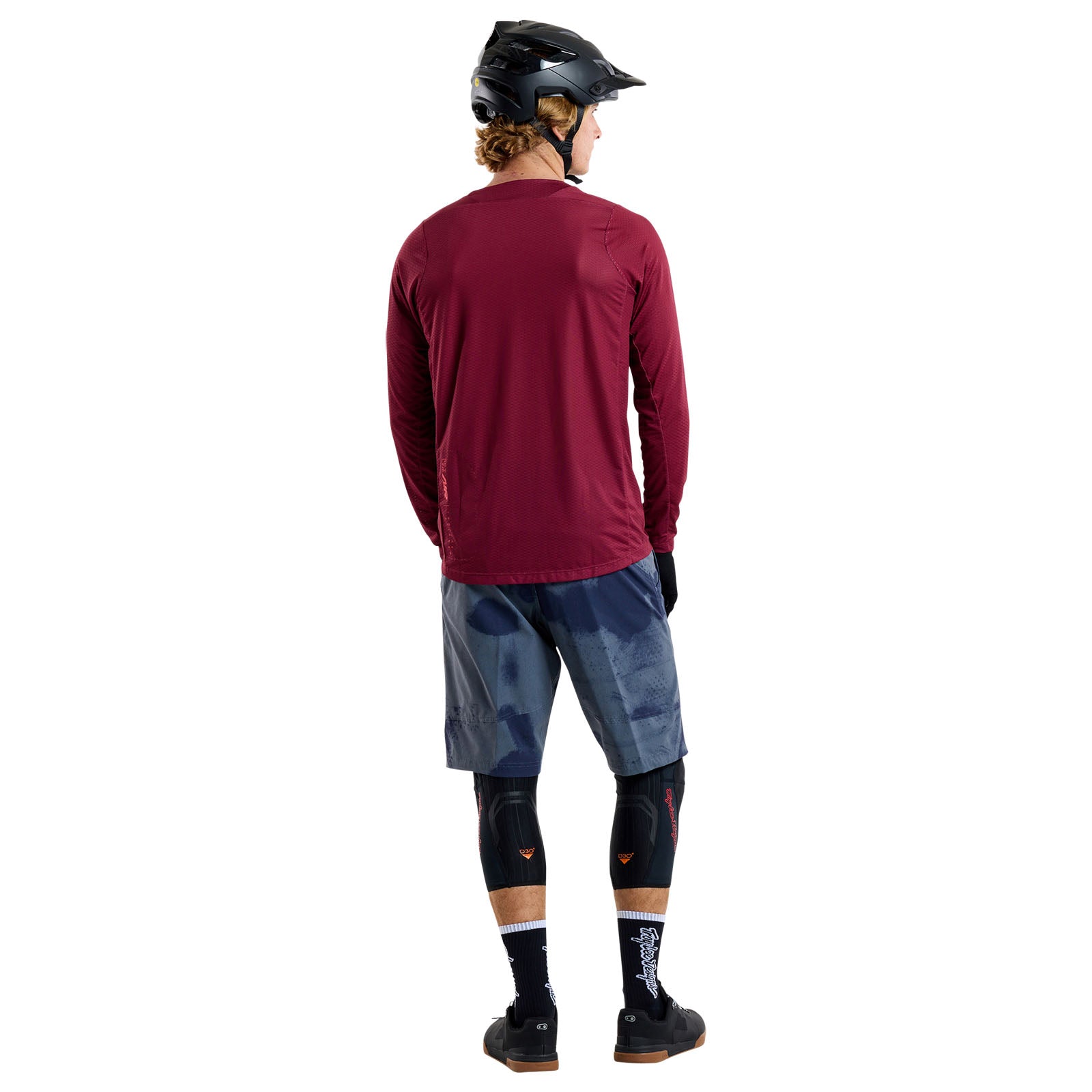 TLD Skyline Air LS Jersey Mono Oxblood