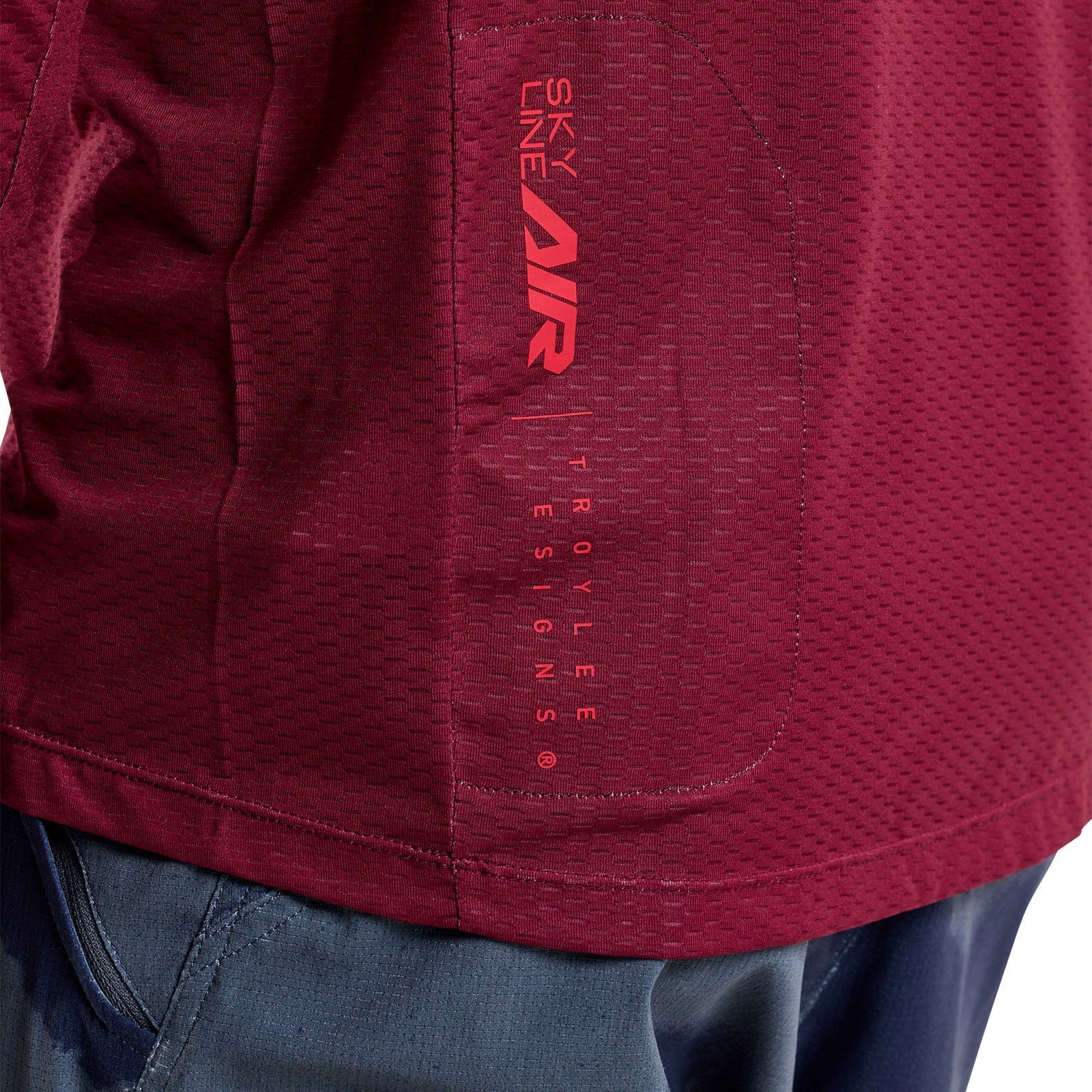 TLD Skyline Air LS Jersey Mono Oxblood