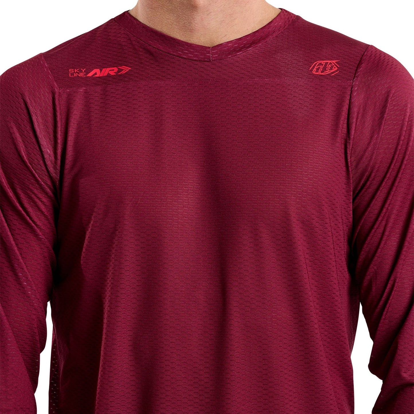 TLD Skyline Air LS Jersey Mono Oxblood