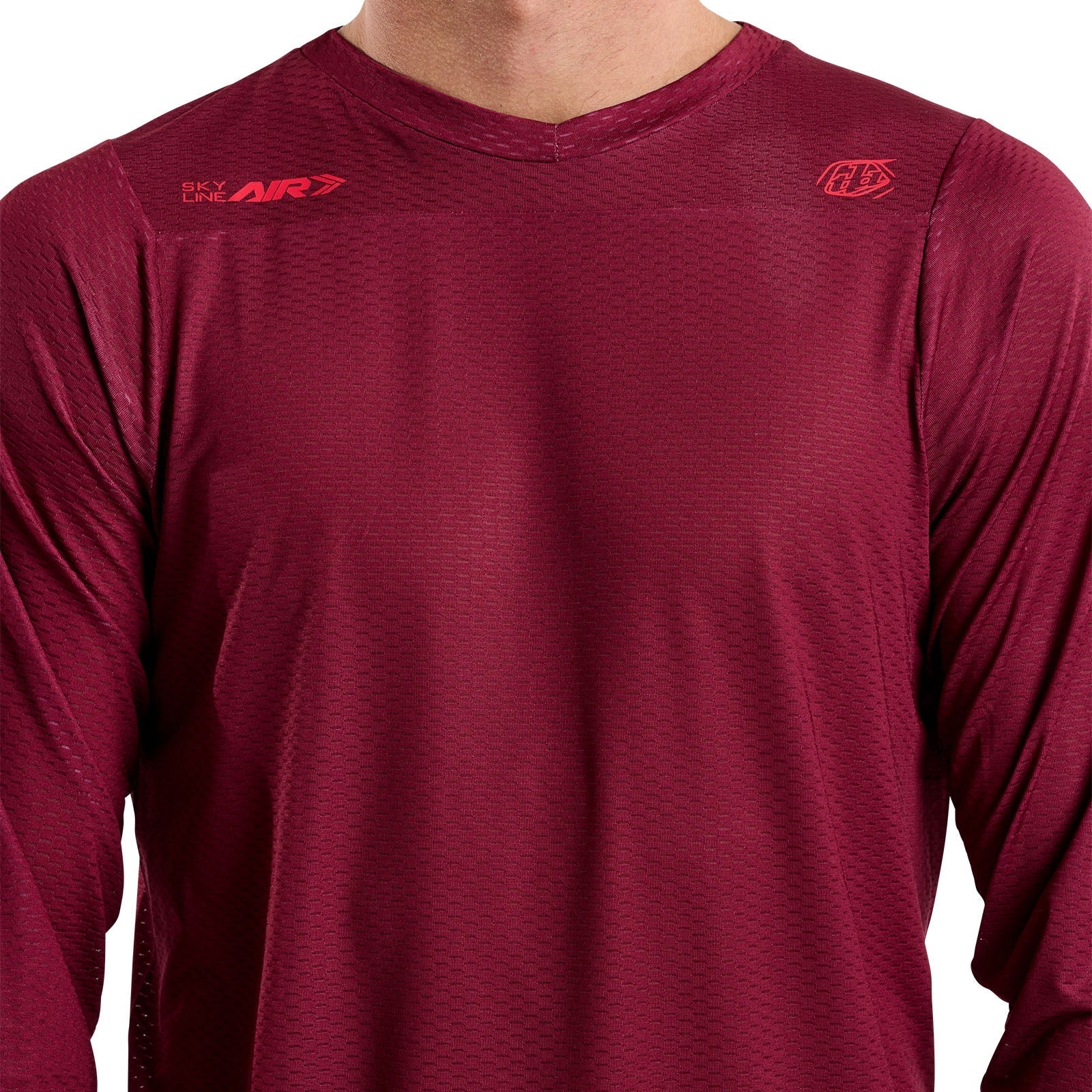 TLD Skyline Air LS Jersey Mono Oxblood