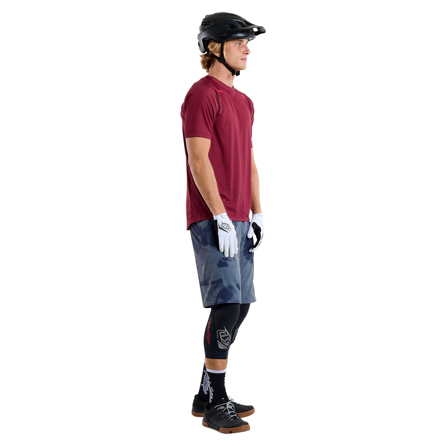 TLD Skyline Air SS Jersey Mono Oxblood