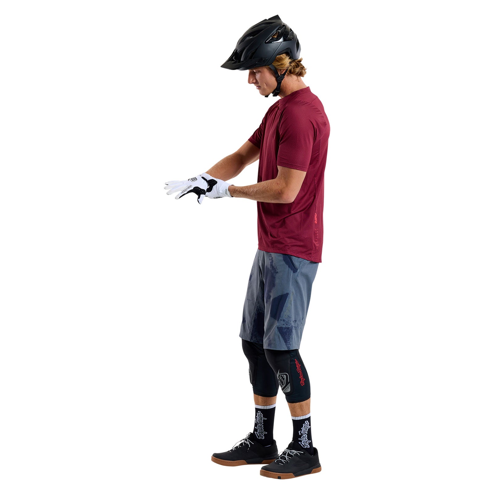TLD Skyline Air SS Jersey Mono Oxblood