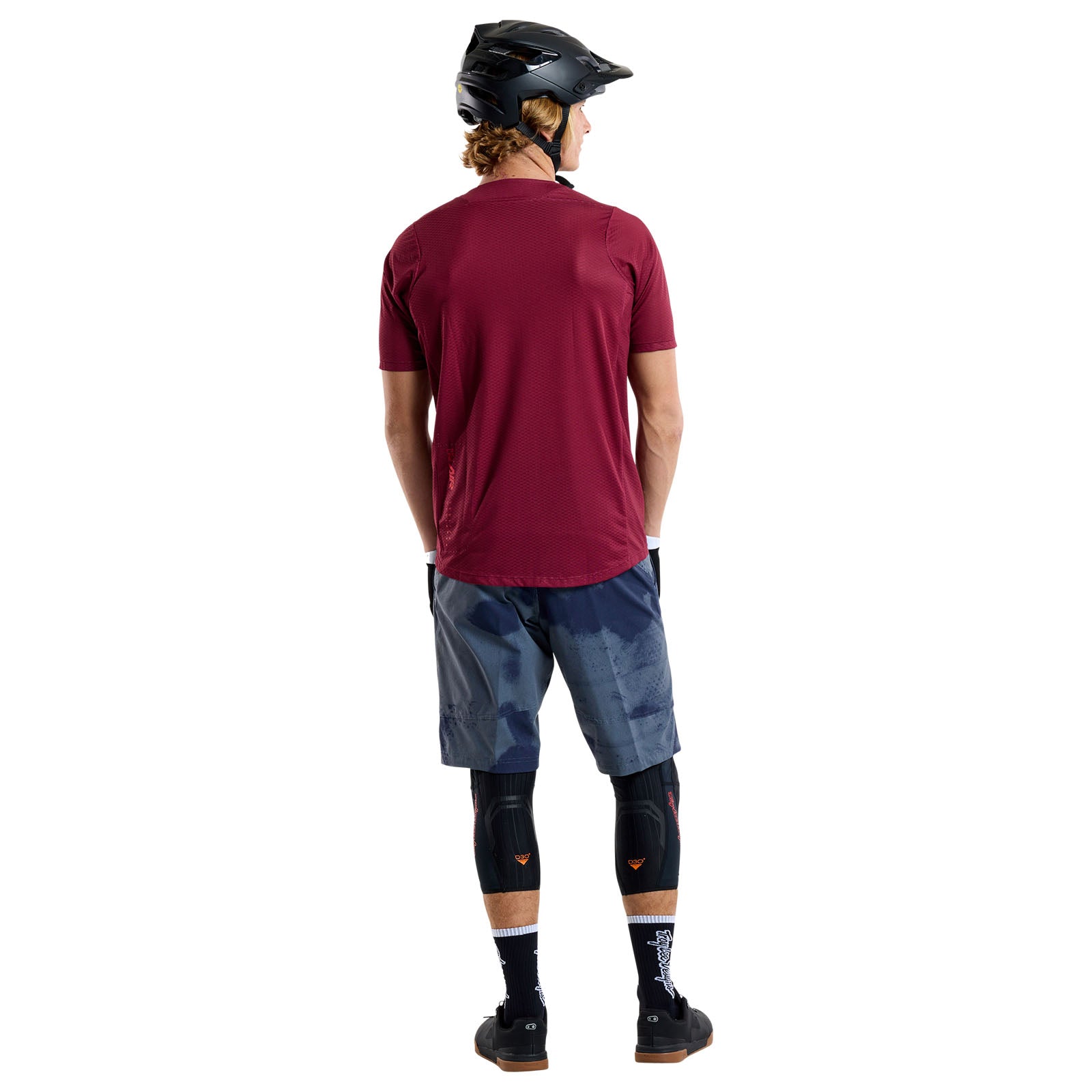 TLD Skyline Air SS Jersey Mono Oxblood