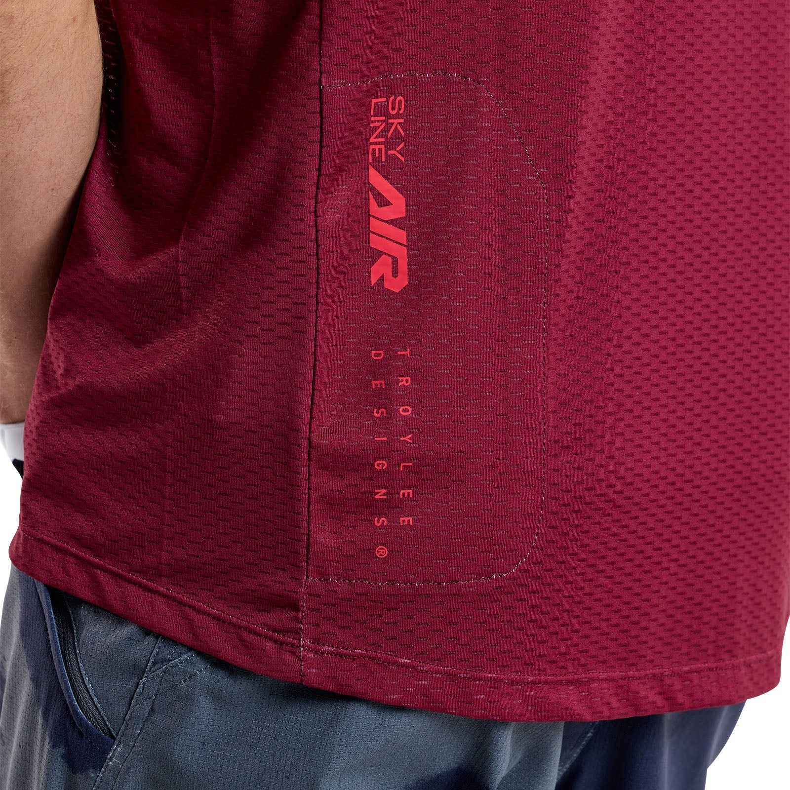 TLD Skyline Air SS Jersey Mono Oxblood