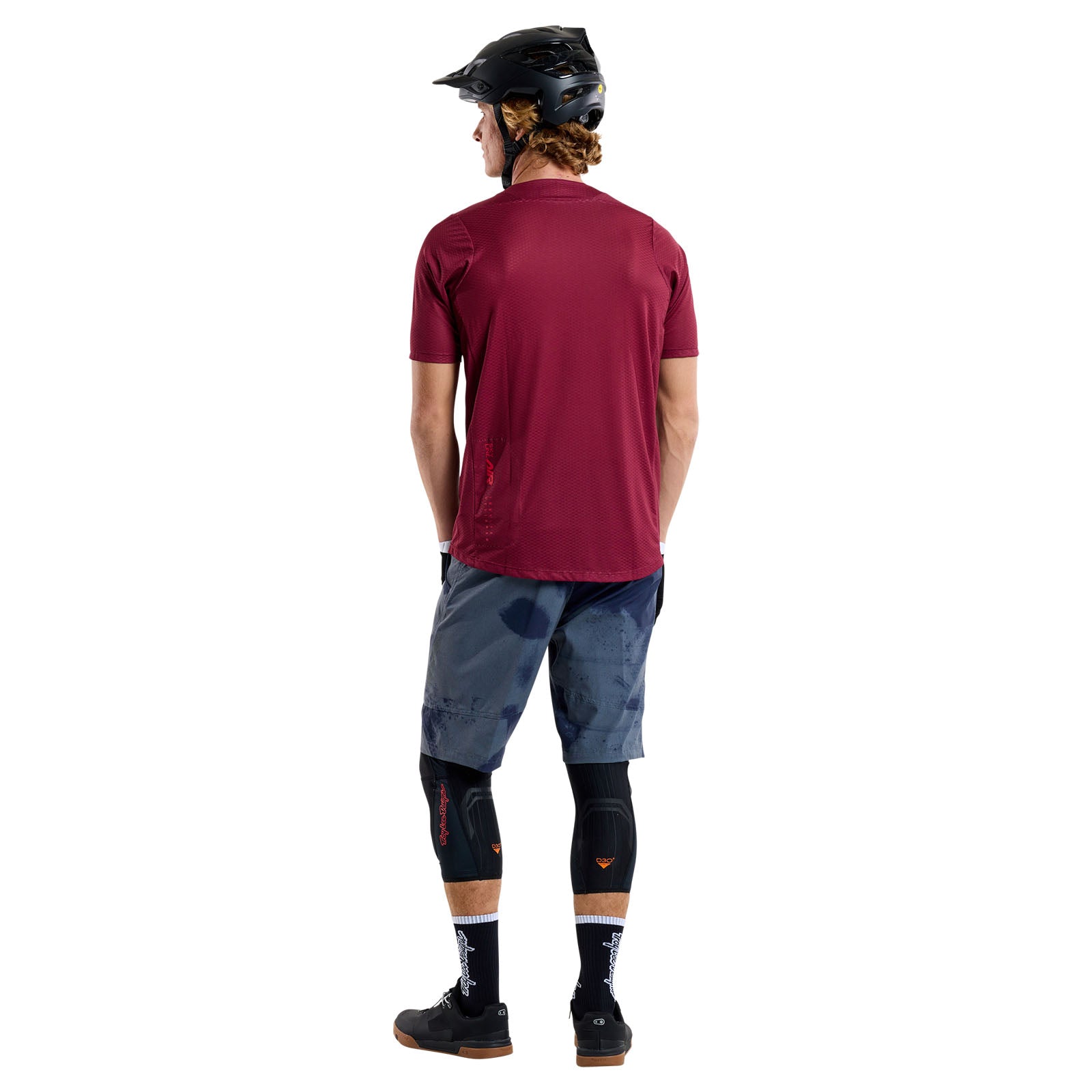 TLD Skyline Air SS Jersey Mono Oxblood
